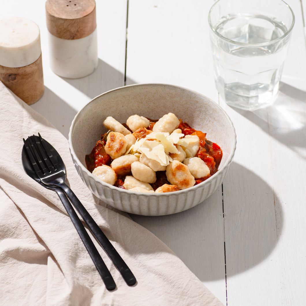 Hand Rolled Gnocchi with Grilled Vegetable