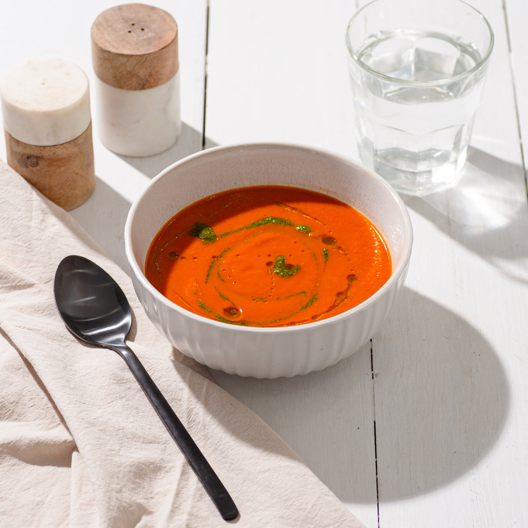 Tomato and Roast Capsicum Soup