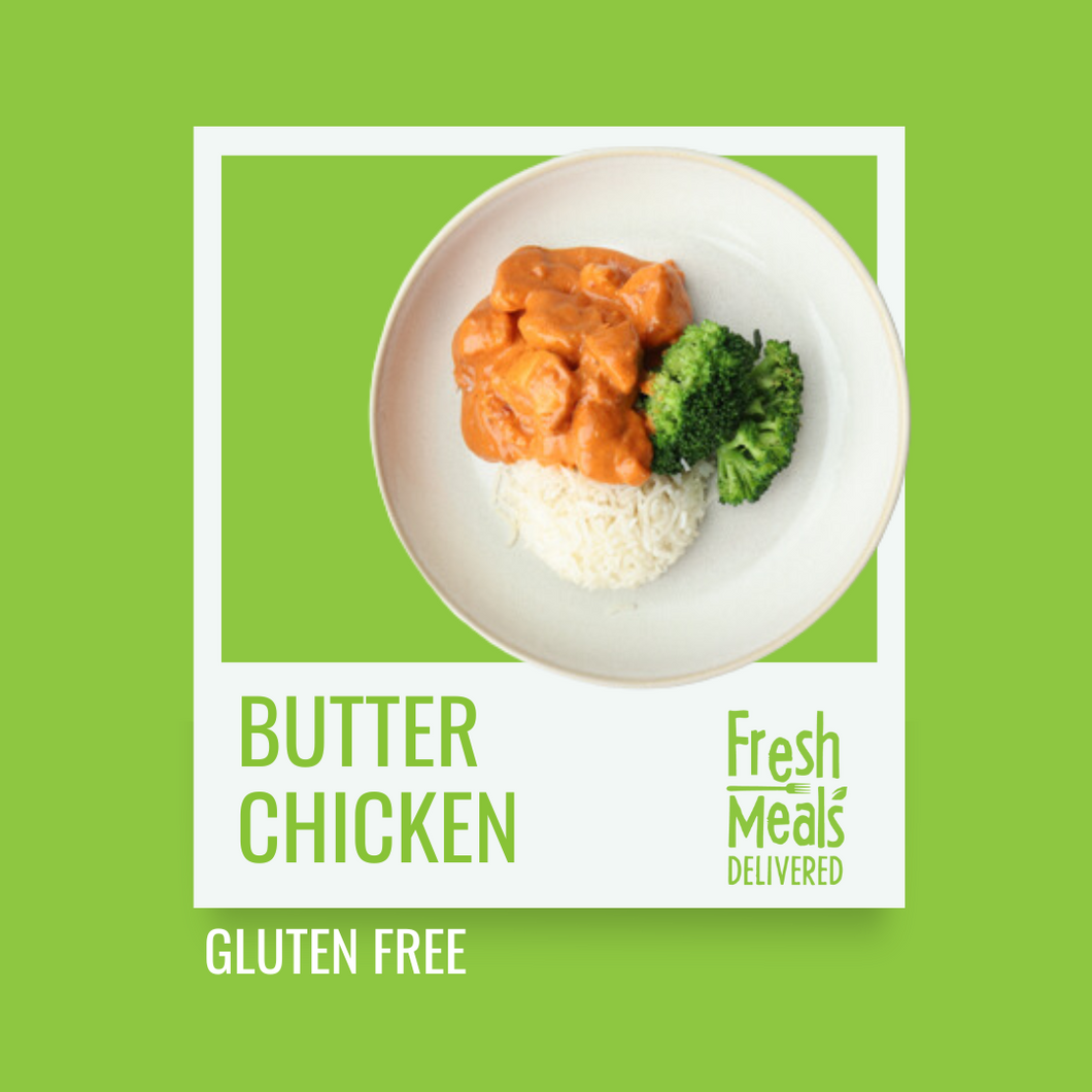 Butter Chicken with Basmati Rice and Broccoli