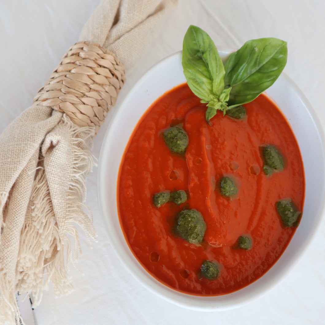 Tomato and Roast Capsicum Soup