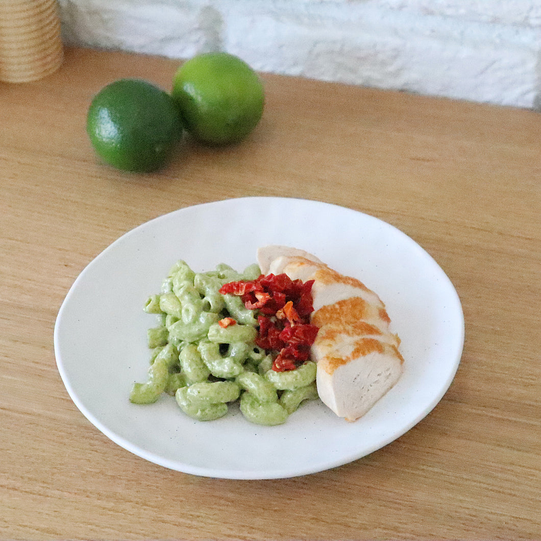 Creamy Chicken & Pesto Pasta Salad